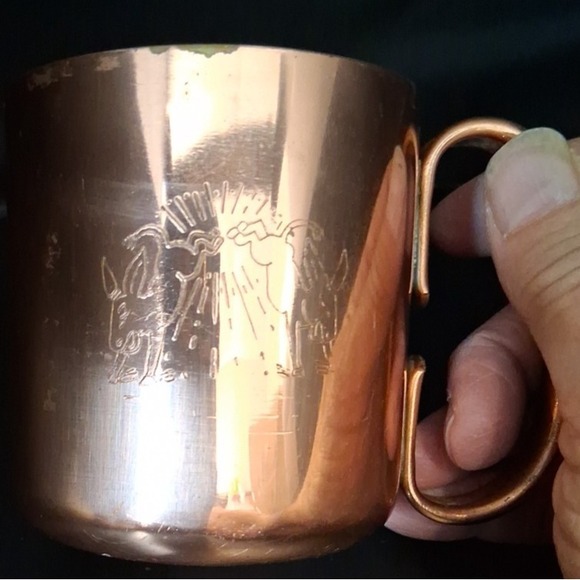 Other - Vintage Copper Moscow Mule Mug with Donkeys